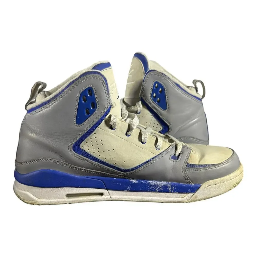 Jordan Spizike 454050-007 Wolf Grey Old Royal Stealth Blue Men’s Size 13 Sneaker